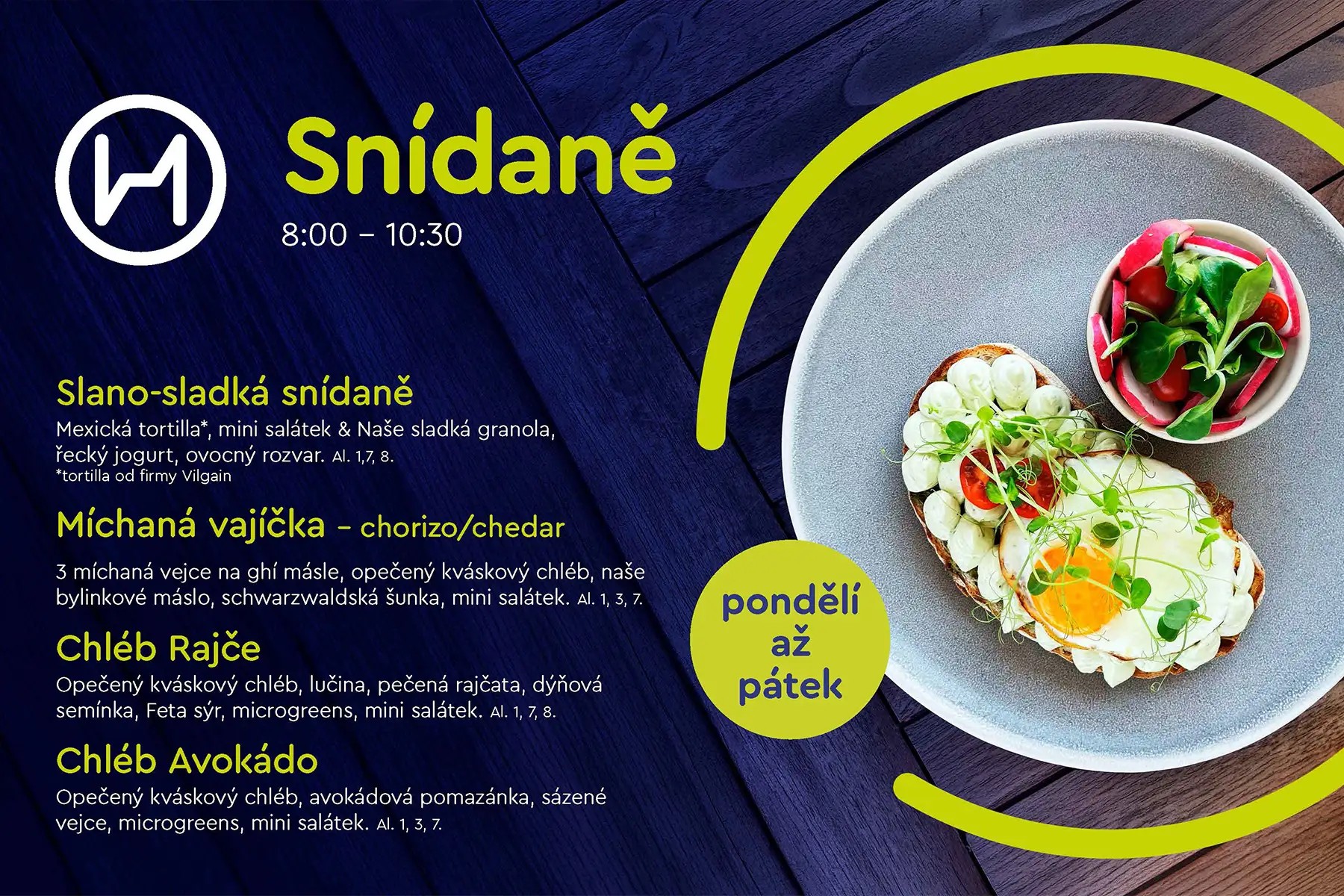 Snídaně ve Fresh Baru